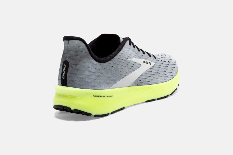 Brooks Hyperion Tempo Road Loopschoenen Heren - Grijs/Zwart - 345687ZRG